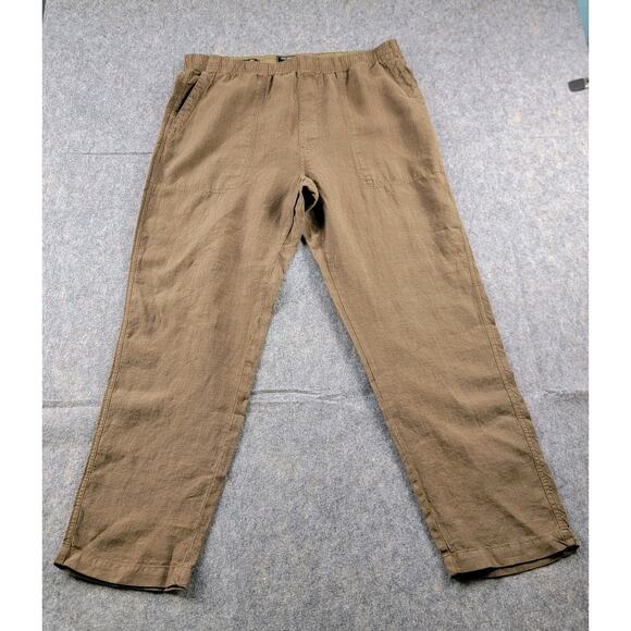 Todd Snyder Linen Beach Pant size Tall XL Tan NWT $198 PA1109942